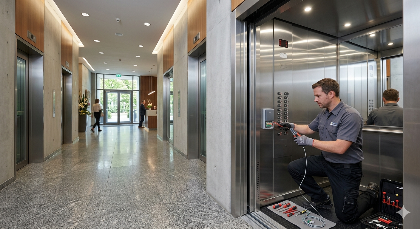 Tallinna kesklinna korteriühistu lifti läbipääsusüsteemi vahetus Matrix II K vastu